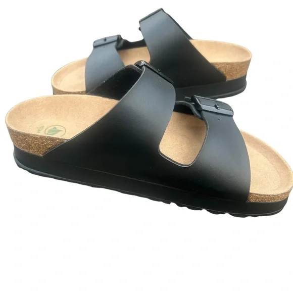 Birkenstock Papillio Arizona Flex Platform Sandals 39 NWOB Birko-Flor Black - Picture 6 of 15